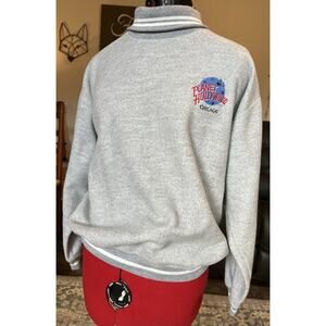 Vintage GEAR For Sport women Small Planet Hollywood Chicago Mock Neck Sweatshirt